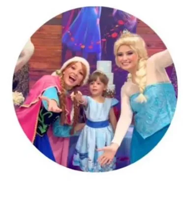 Personagem ELSA E ANA da Magia em Cena